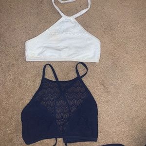 aerie halter swim tops